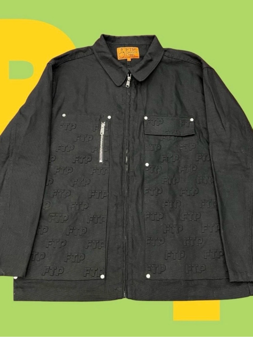 FTP Embossed Logo Work Jacket (Large)